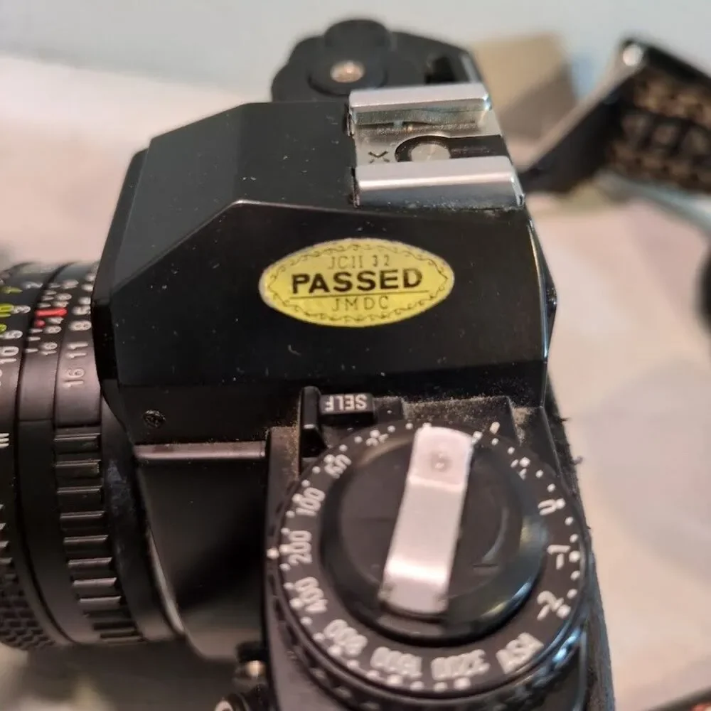 VTG SEARS KS Super 35mm SLR Film Cameran LOT Case Lenses Flash MISC